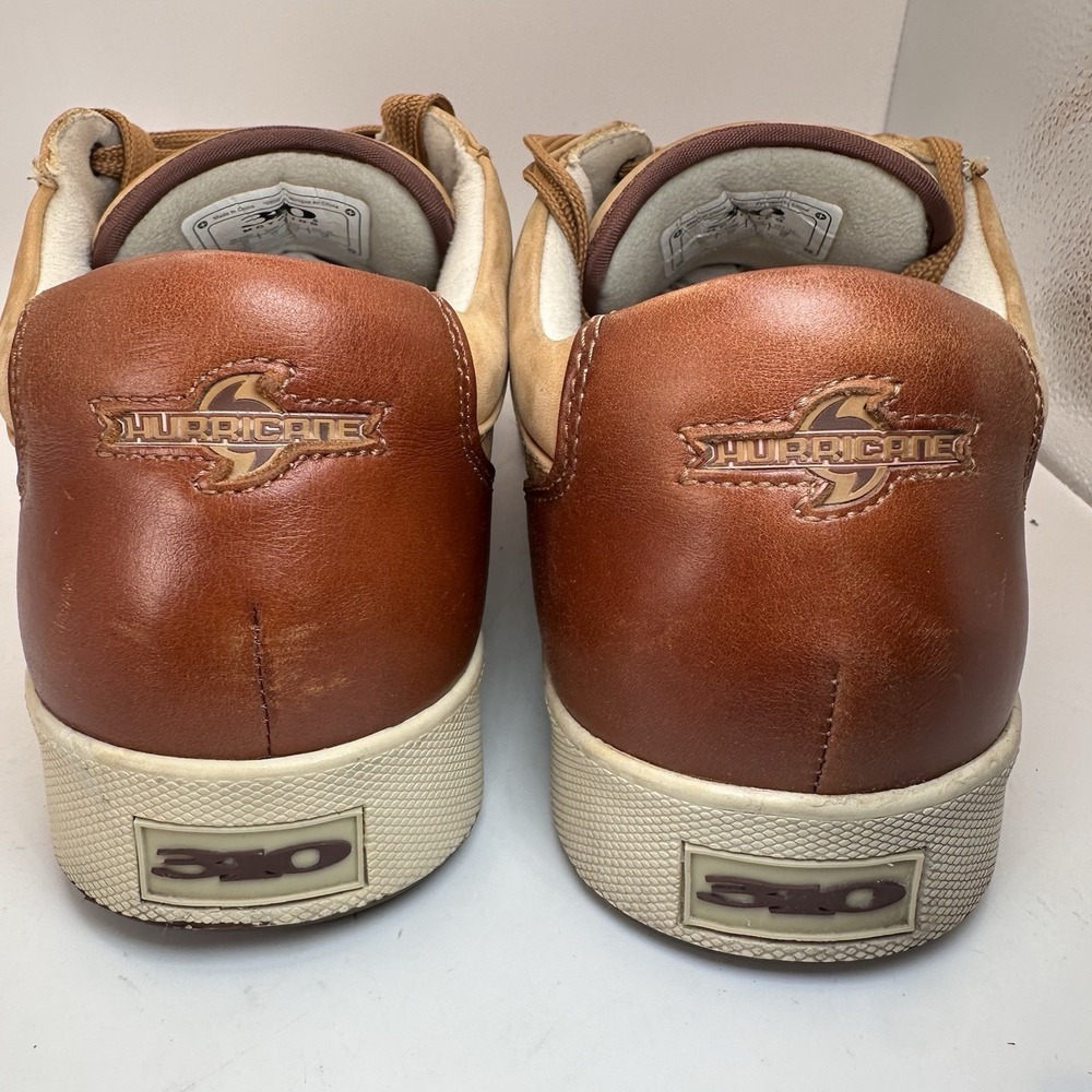 310 Motoring Men's Shoes Size 12 EU 46 Hurricane 31501 Wheat Brown Leather Suede - Picture 12 of 16
